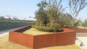 将乐耐候钢挡土墙